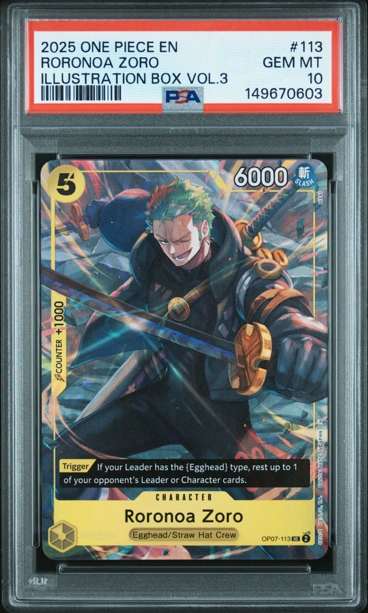 Roronoa Zoro OP07-113 One Piece Promotion Cards for sale | eBay