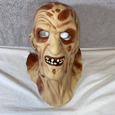 Vintage 90 s Freddy Krueger Latex Mask WB / New Line Horror Movie Collectible