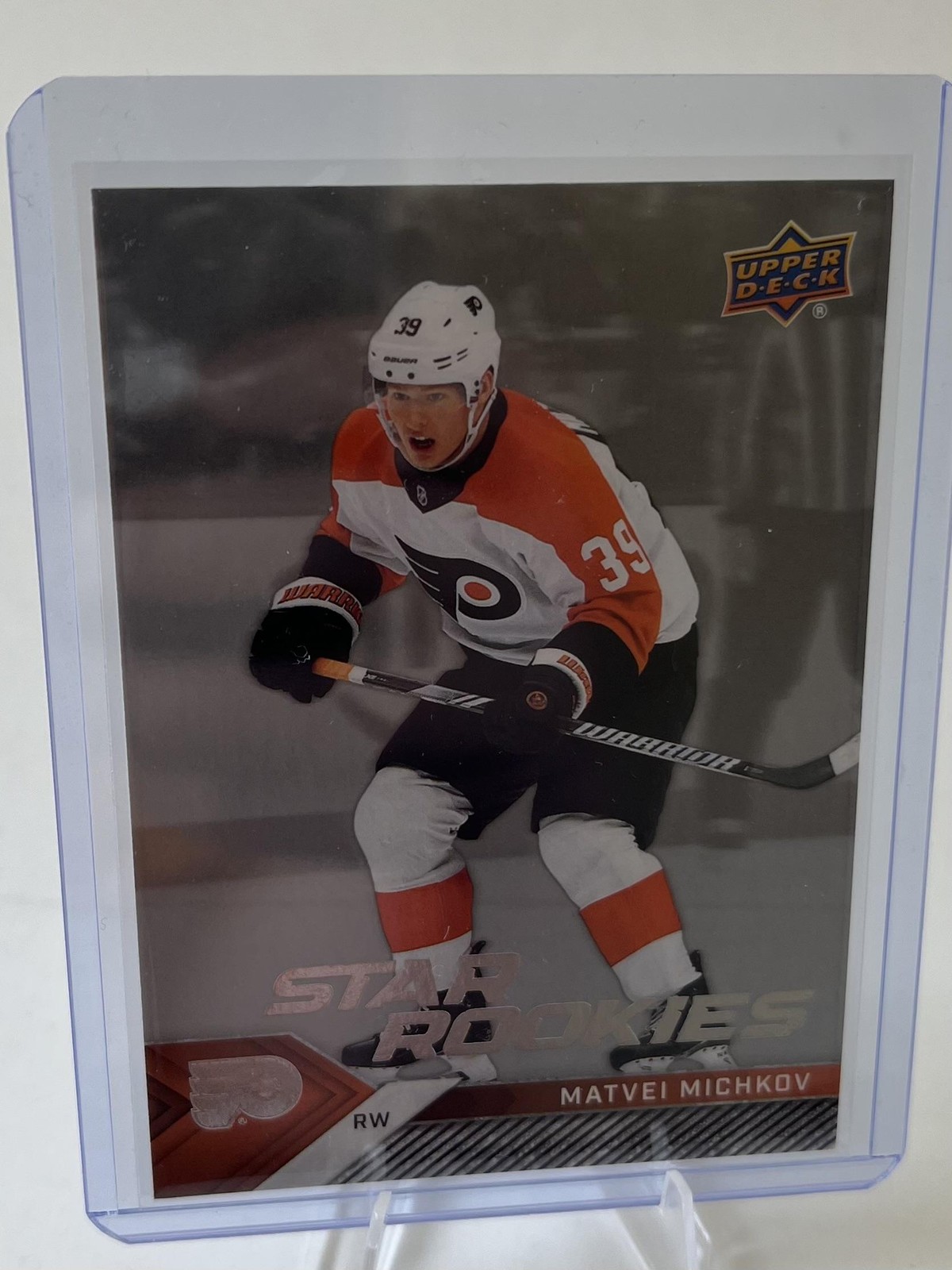 Matvei Michkov #15 Hockey Cards 2024 Upper Deck NHL Star Rookies Box Set trading card — raw and PSA graded price guide