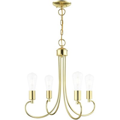Livex Lighting 42924-02 Bari Chandelier Polished Brass