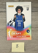 Olivia Miles Signed IP Autograph 4x6 Photo Panini Minnesota Lynx ROY WNBA B