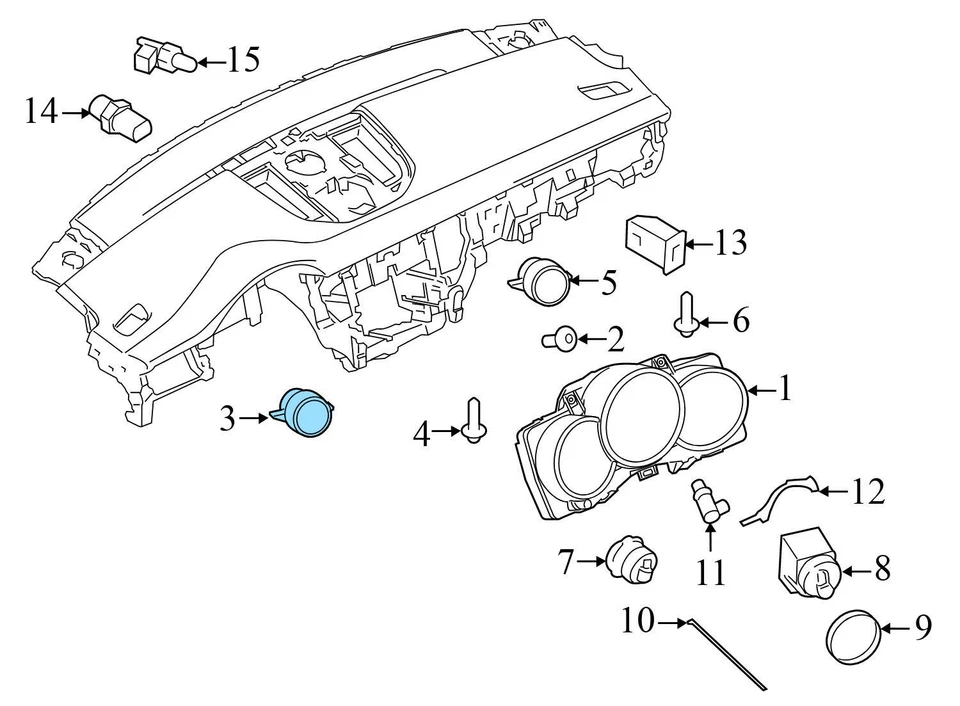 2017-2024 Porsche Macan - Cronómetro Cronógrafo 95864150107 Foto 4 de 4