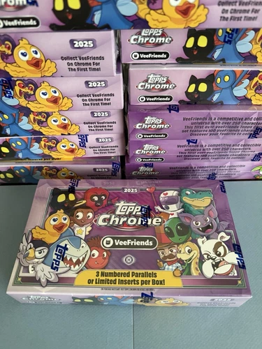 2025 TOPPS CHROME VEEFRIENDS HOBBY BOX (72 Cards) GaryVee Brand New Sealed