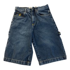 Y2K Rocawear Boys Denim Shorts Size 12 Vintage Blue Jean