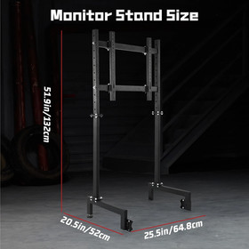 Dardoo TV Monitor Stand Adjustable Fits For Round Tube Racing Simulator Cockpit