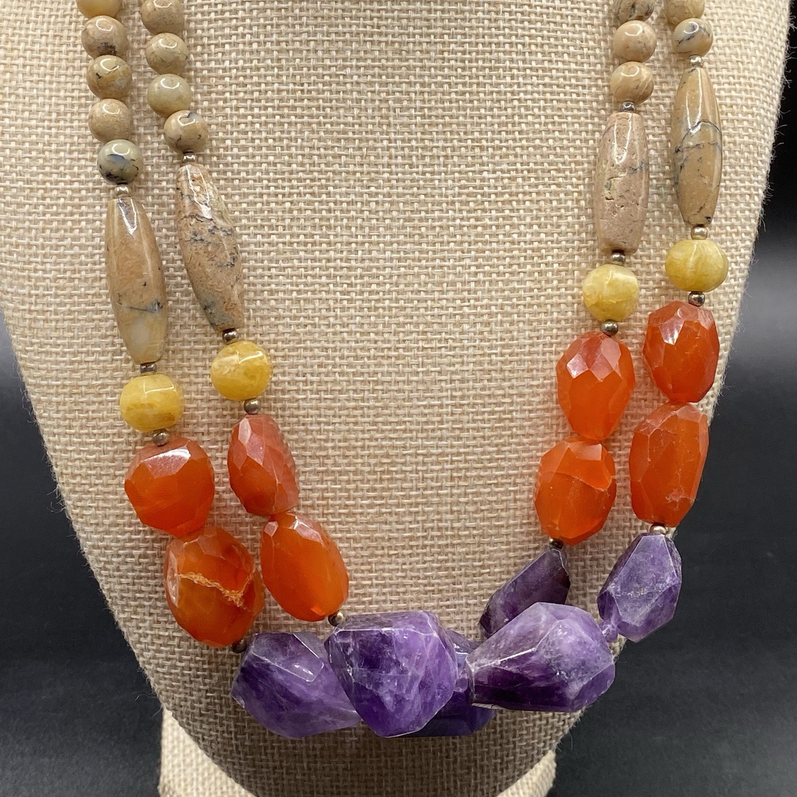 Sterling Silver BARSE Designer Statement Necklace… - image 5