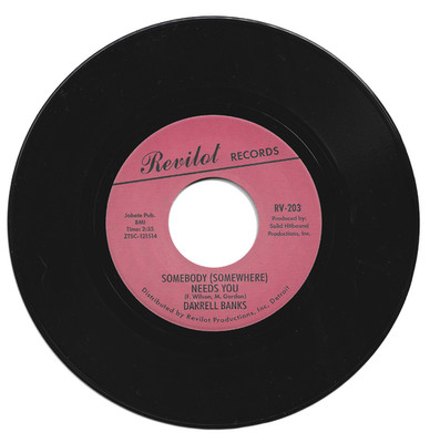 Darrell Banks Somebody Somewhere Needs You/Open The Door Northern Soul Listen