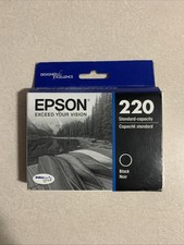 Epson 220 Durabrite Ultra Black Ink Cartridge exp 2/23