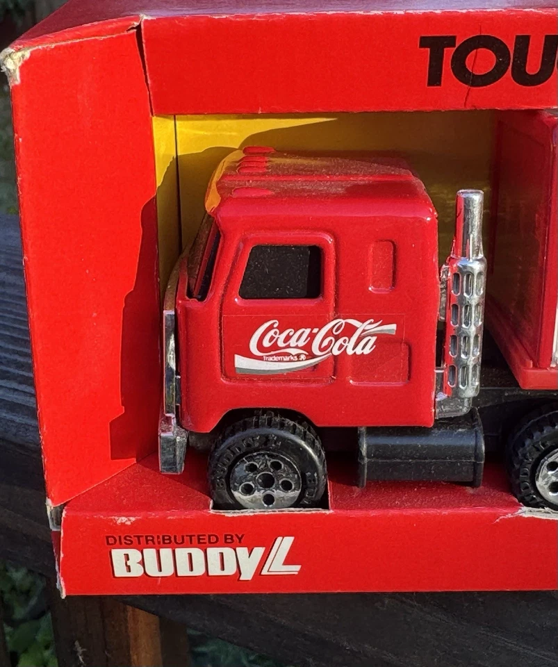 Remolque de camión Buddy L Coca Cola Mack 1989 de colección acero resistente 2591R/nuevo de caja Foto 3 de 4