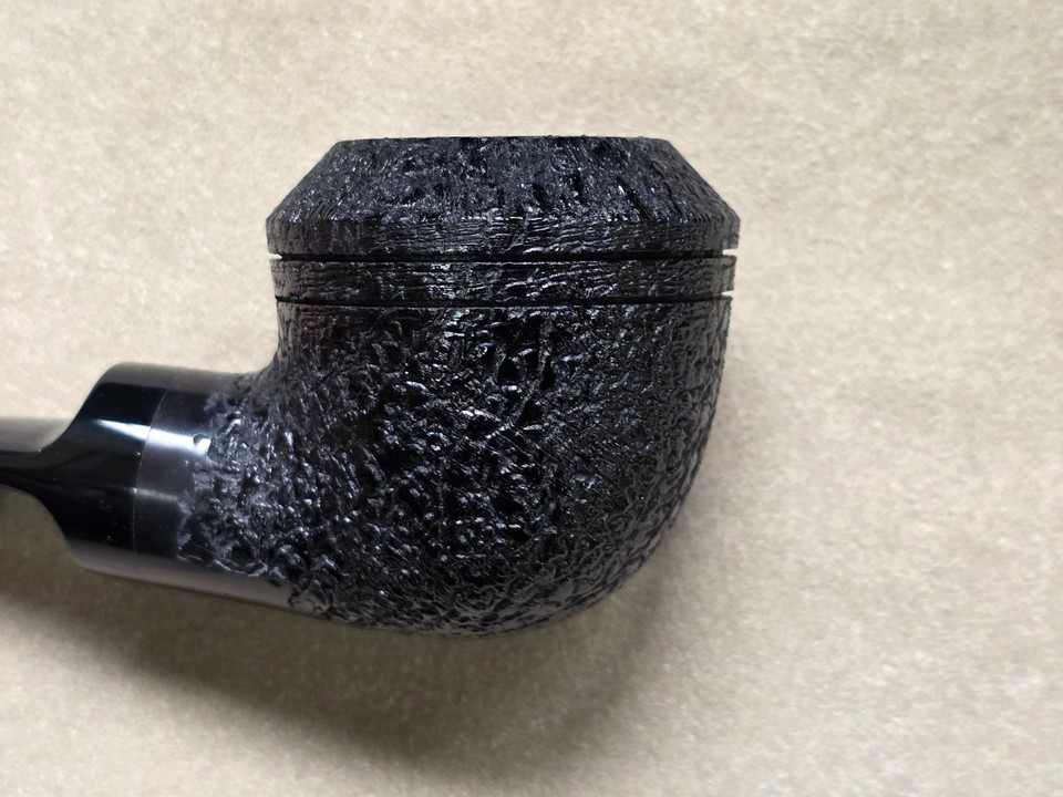 Pipe Corso Moretti Pipe Black Full Rusticated Short Bulldog Freehand | eBay