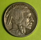1920-S BUFFALO NICKEL 5 Cent Coin ~ U.S. Currency 5c ~ VF/XF ~ Full Date ~ KEY