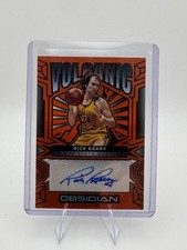 2024-25 Obsidian #VS-RCK Rick Barry Volcanic Signatures Orange Flood #/99
