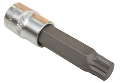 M6 Spline Bit, 1/2 Zoll, L=140mm, S2 Stahl, XZN Nuss