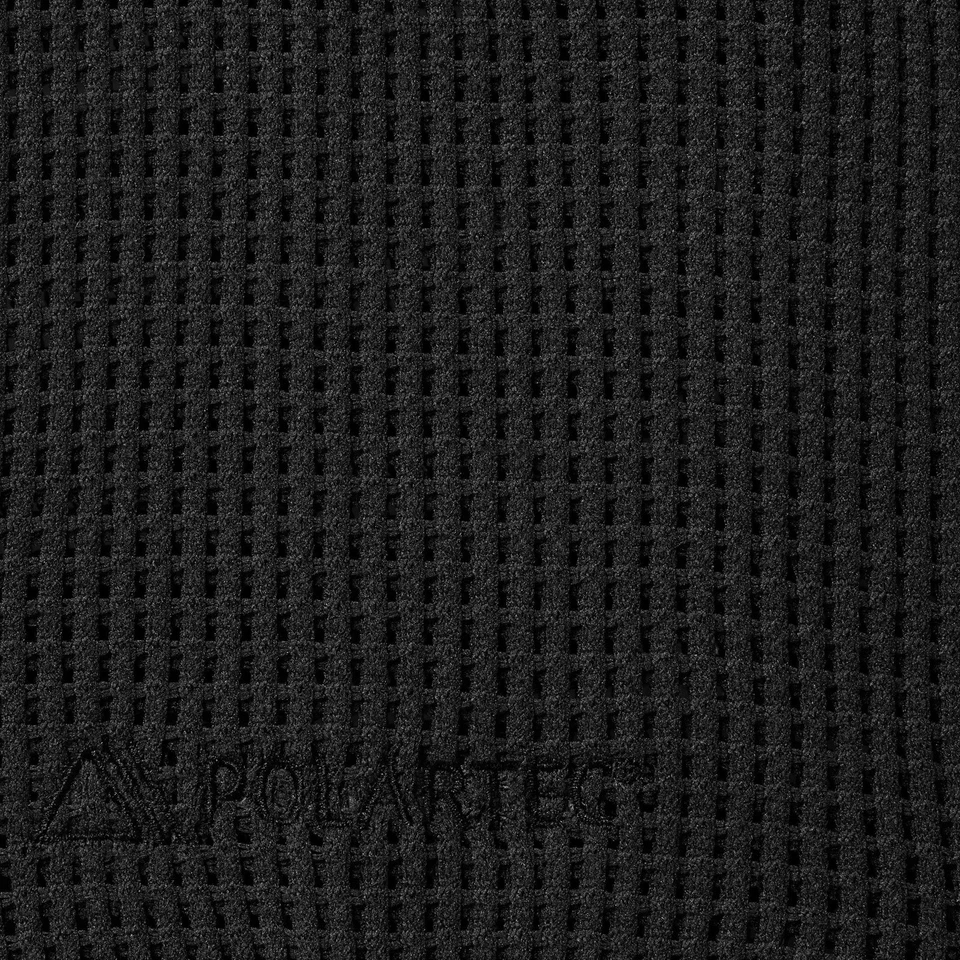 Supreme POLARTEC сетки L/S футбол верхний черный SS25 размер XXL вышитый логотип - Изображение 2 из 4