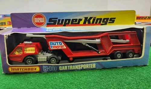Vintage Matchbox SuerKings Car Transporter K-10 1975 With Original Box Rare!!