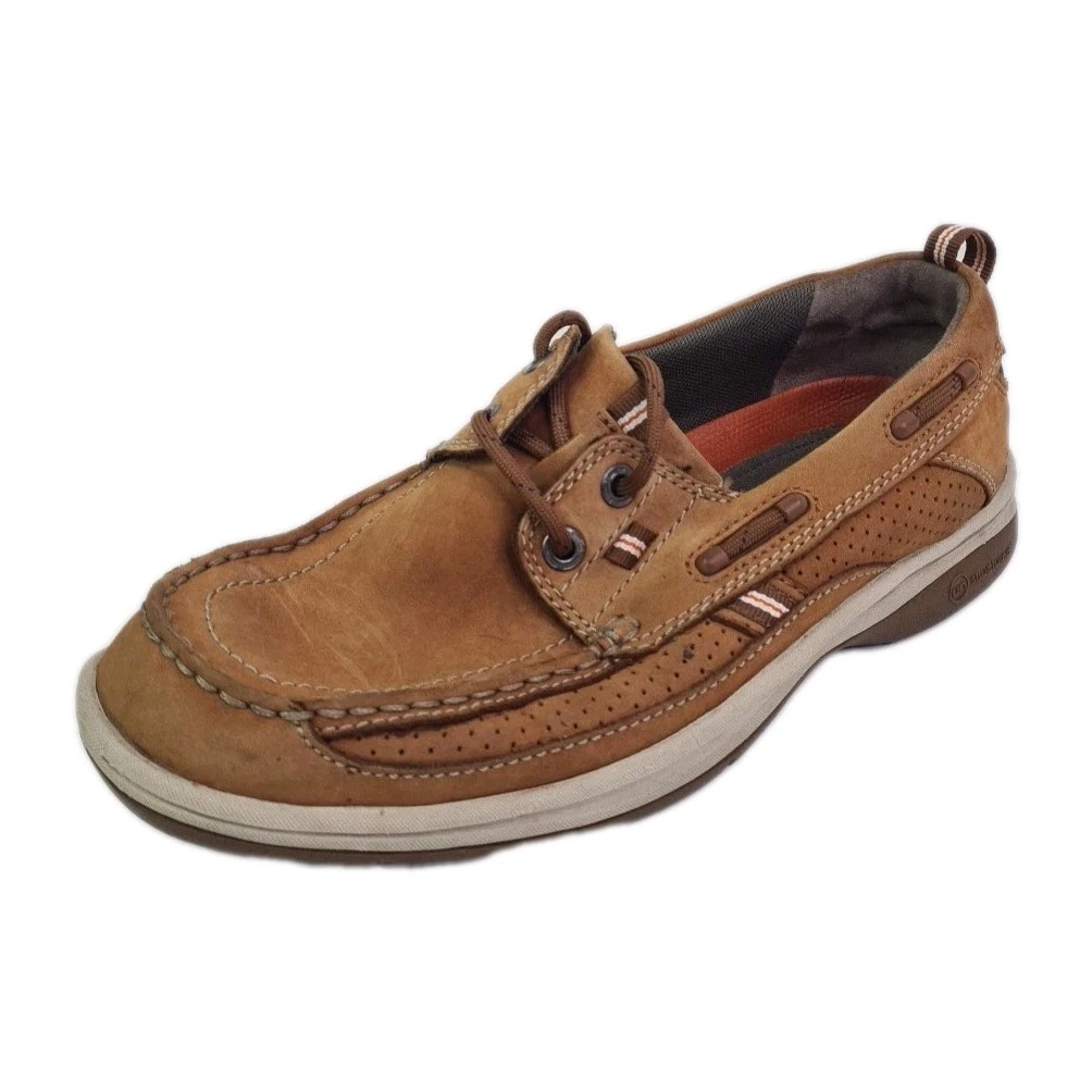 ? Scarpe casual Clarks Unstructured 13291 da uomo in nabuk marrone taglia 7 5 M