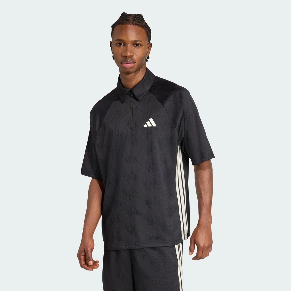 adidas men Stadium Jacquard Polo Tee