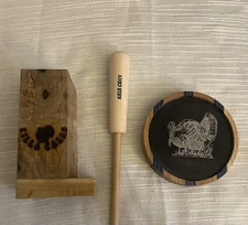 Laminate Pot With Anodized Aluminum Playing Surface With Lasered Turkey