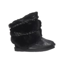 Australia Luxe Collective, Boots, Größe: 41, Lammfell, Schwarz, Leder #IZO