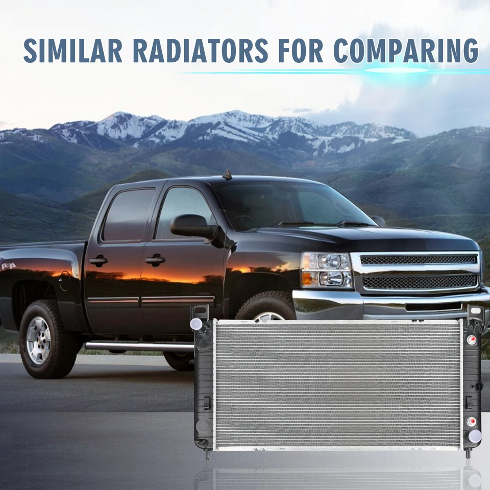 34"Aluminium Radiator for 99-13 Silverado Tahoe Avalanche Yukon Sierra Cadillac - Image 3 of 4