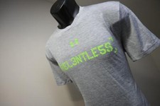 Under Armour Gym Shirt NFL Combine HeatGear Gray Athletic Mens Size Medium