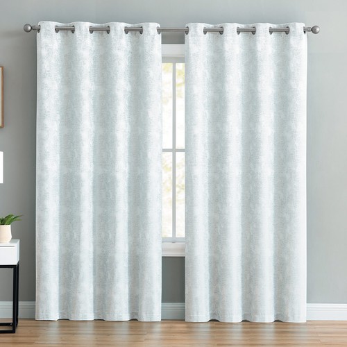 Rosalie Metallic Jacquard Window Panel, 55x84 Inches - Picture 10 of 16