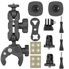 Motorcycle Camera Clamp Mount Convenient 360degree Round Mount for Camera