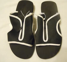 Capelli New York Flip Flop Shoes Sz 10 Black Women 