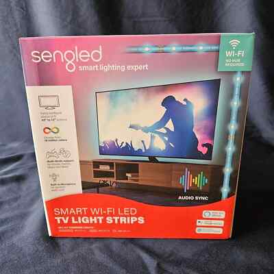 Sengled Smart wi-fi LED TV light strips 4m/13.1' New/Unused  in Open Box