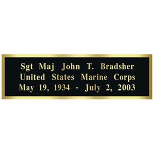 plates name engraved laser veterans hand