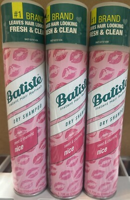 Batiste Dry Shampoo nice sweet & charming 200 mL 3 Pack