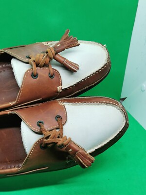 Cole Haan Country Two Tone Tasseled Loafers Size 8.5 Hand Sewn s-l400.jpg main image 2
