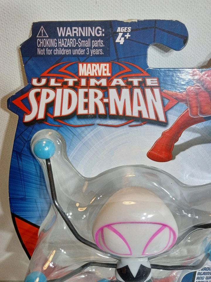 Two Spider Man Wall Crawler Figures Lot Ghost Spider Gwen Zuru Creepies 2017 NIB - Image 4 of 4