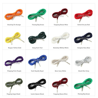 Kordelzug Hoodie Cord & Schnürsenkel Stiefel, 6mm Rund mit Metallstopper 140cm
