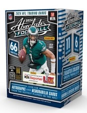 2024 nfl absolute football panni blaster box factory sealed box 66 cards per box