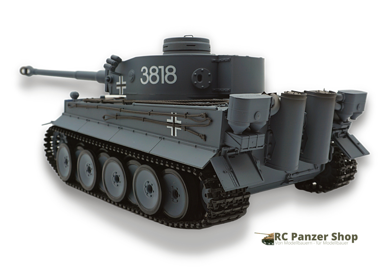 RC Panzer Tiger 1 3818 Upgrade Edition Heng Long 116 Version 7 2,4 Ghz
