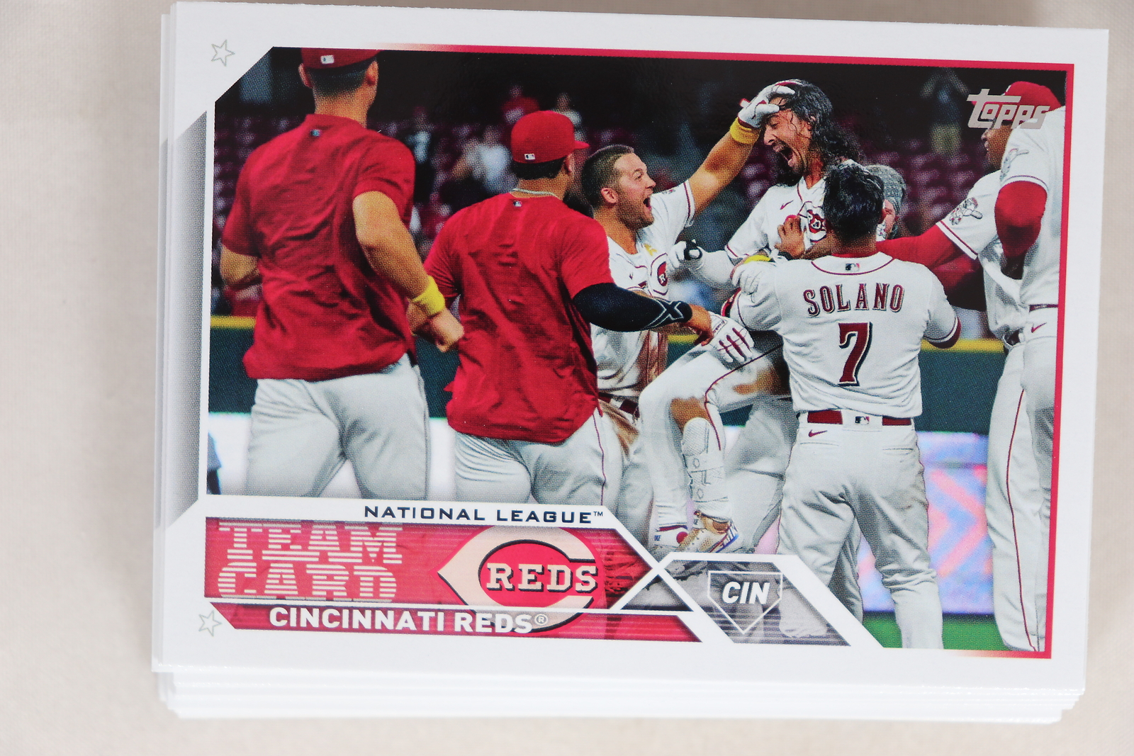Cincinnati Reds 2023 Topps Series 1, 2 and Update Complete Baseball