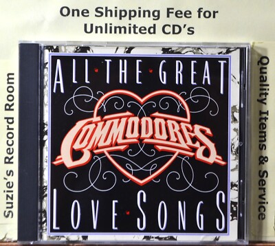 CD All the Great Commodores Love Songs Hits EX+ NICE DADC COPY - Sail On -Easy