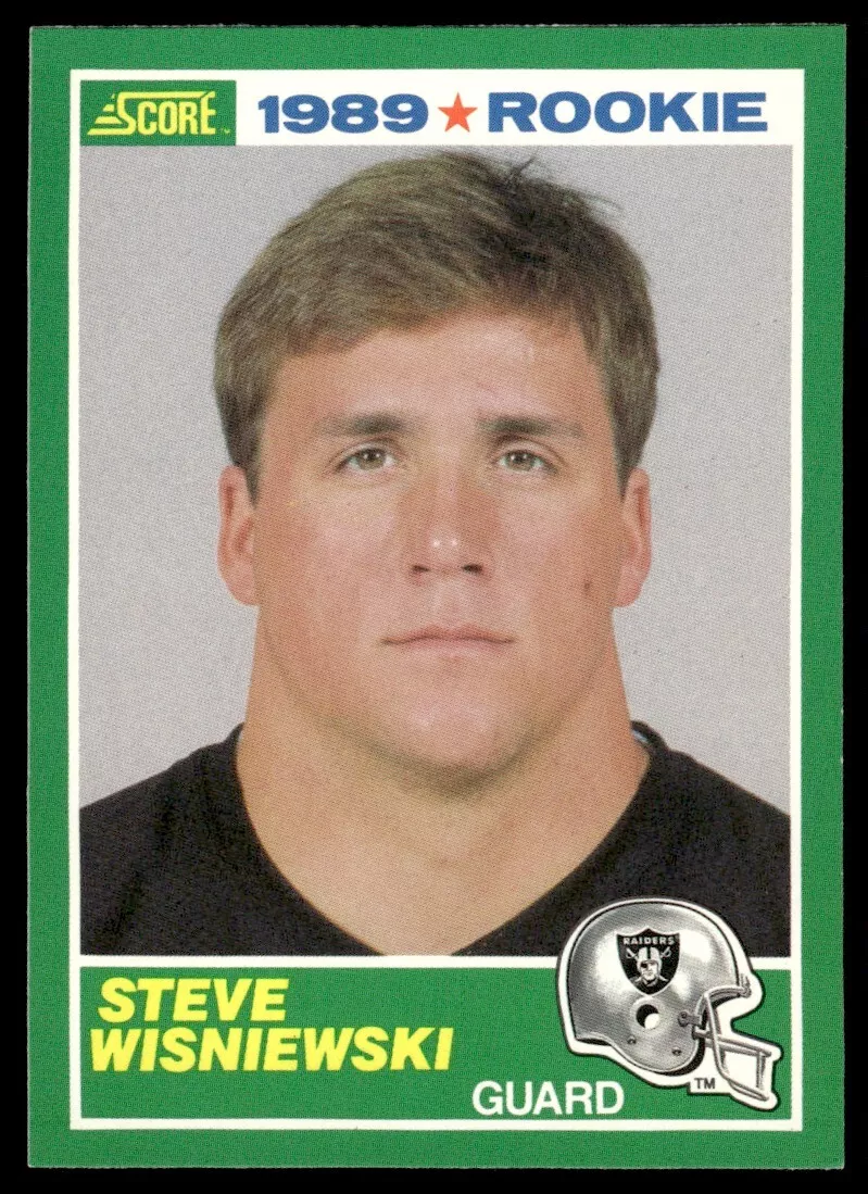 Steve Wisniewski trading card