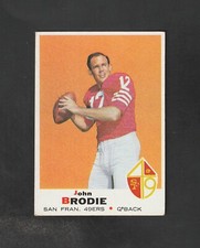 1969 Topps John Brodie #249 ~~ 49ers