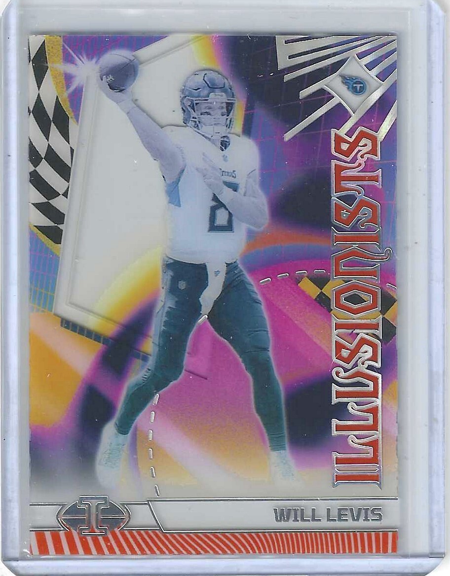 2023 Panini Illusions Will Levis Rookie Illusionists Orange #18