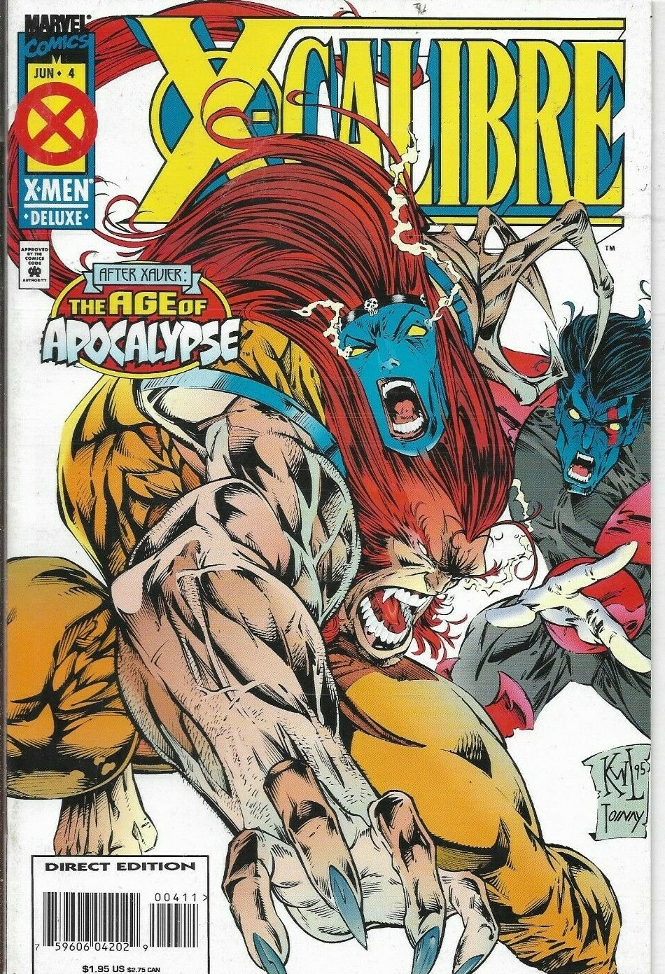 X-CALIBRE (1995) #4 - Back Issue