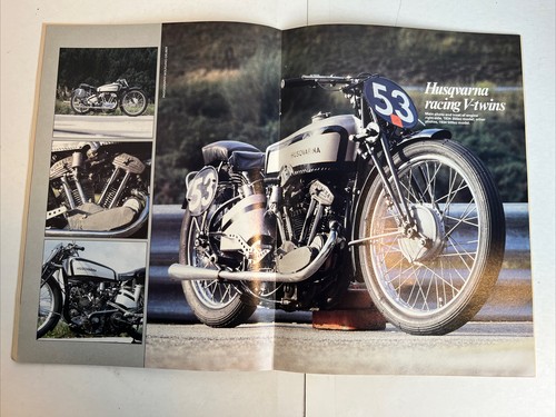 1984 Classic Bike Magazine 1942 750cc Harley WLA Husqvarna V-twins - Picture 4 of 5