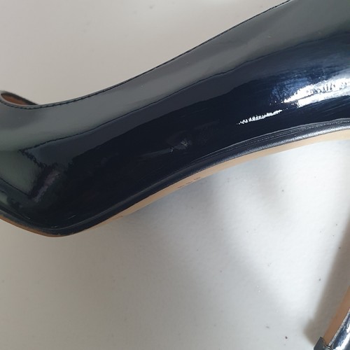 Edward Meller Filippo Raphael Gaga pumps Heels black patent AU 6.5 RRP 249 ITALY - Picture 12 of 12