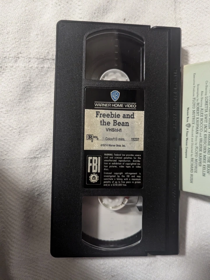 Freebie and the Bean (VHS, 1984) -Warner Home James Caan Alan Arkin - Image 2 of 3