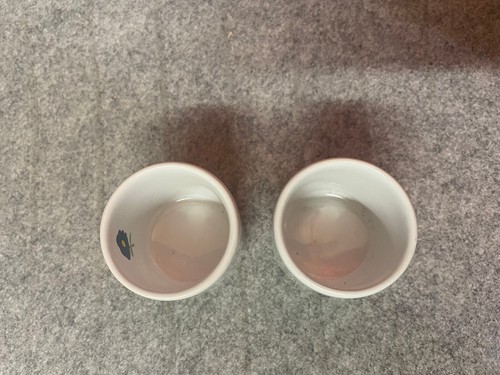 Vintage WADE England Whirlow Hall Farm Trust Egg Cups Set of 2 Tractor Bunny - Picture 5 of 6