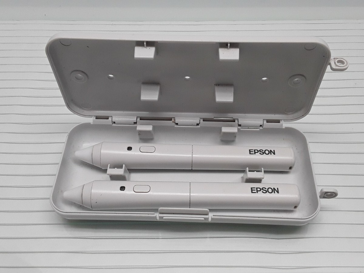 2 Pcs EPSON Easy Interactive Pen ELPPN02 FOR EB-455WI/EB-465I
