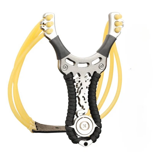 Outdoor Slingshot Powerful Adults Hunting Catapult Shooting Target Toy - Picture 5 of 18