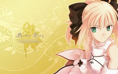 Anime saber fateunlimited codes fate series lily blonde CCG Gaming Mat Desk
