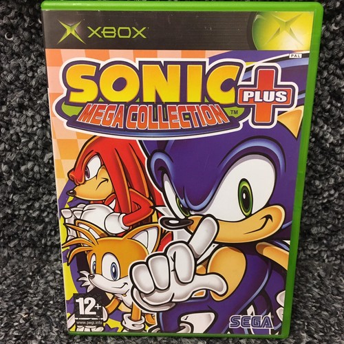 Microsoft Xbox Sonic Mega Collection Plus mit Handbuch PAL Sega 2005